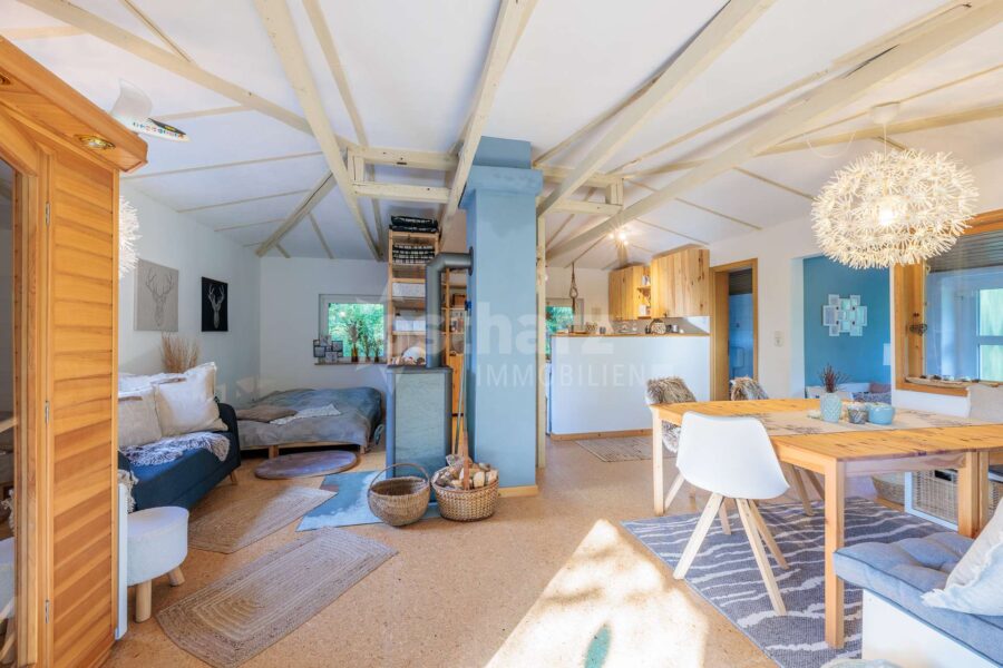 06502 Thale OT Friedrichsbrunn, Bungalow zum Kauf | Wohnbereich | Ostharz Immobilien