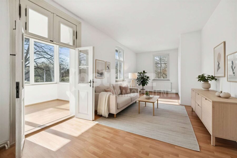 06484 Quedlinburg, Mehrfamilienhaus zum Kauf | Wohnzimmer Beispiel (KI generiert) | Ostharz Immobilien