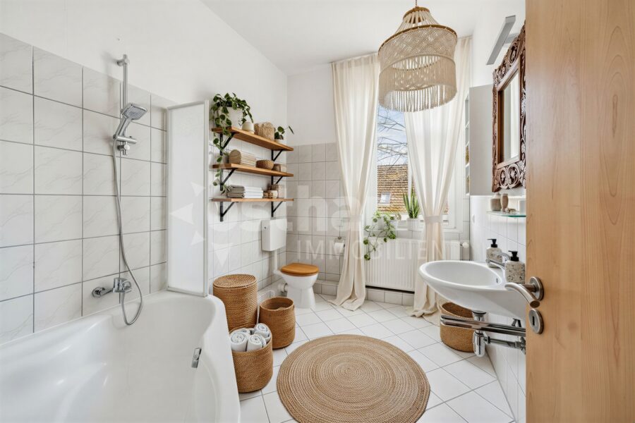 06484 Quedlinburg, Mehrfamilienhaus zum Kauf | Badezimmer Beispiel (KI generiert) | Ostharz Immobilien