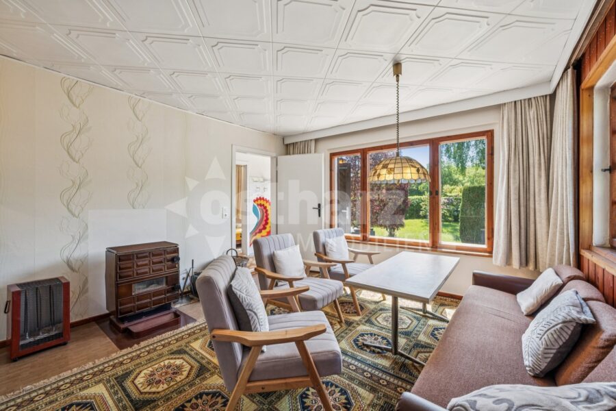 06493 Harzgerode OT Neudorf, Bungalow zum Kauf | Wohnzimmer | Ostharz Immobilien