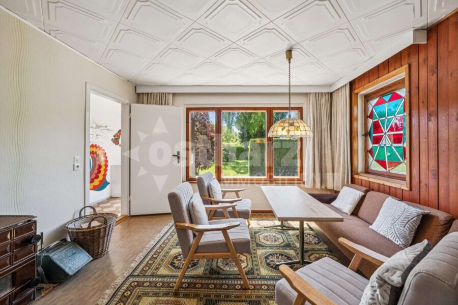 06493 Harzgerode OT Neudorf, Bungalow zum Kauf | Wohnzimmer | Ostharz Immobilien