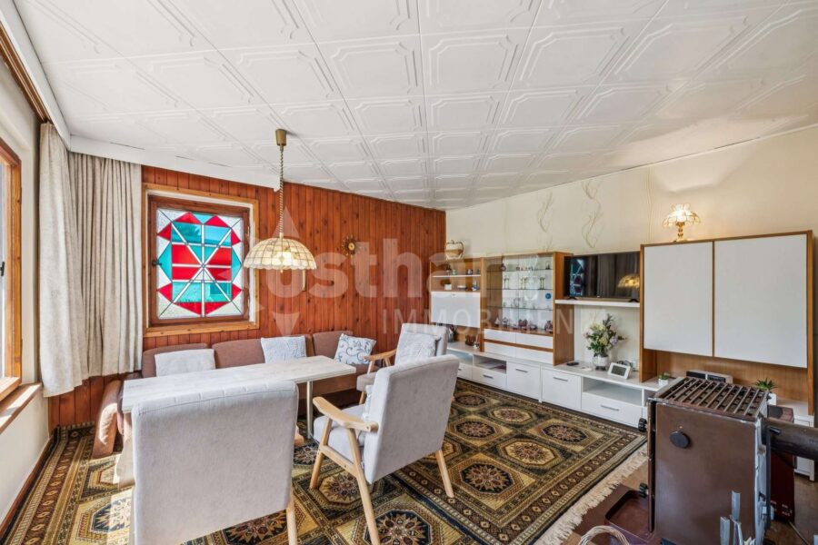 06493 Harzgerode OT Neudorf, Bungalow zum Kauf | Wohnzimmer | Ostharz Immobilien