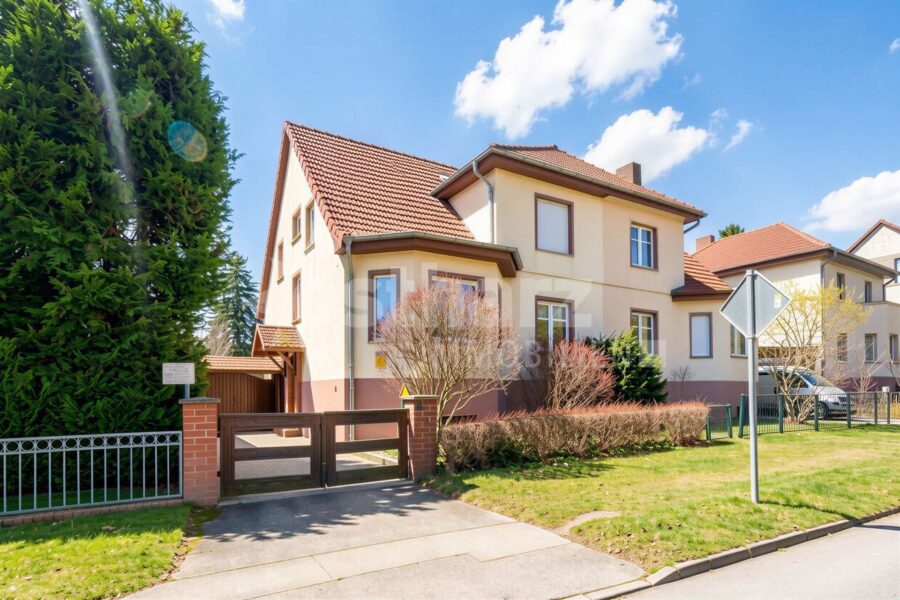 06493 Ballenstedt, Doppelhaushälfte zum Kauf | Außenansicht - Vorderansicht | Ostharz Immobilien