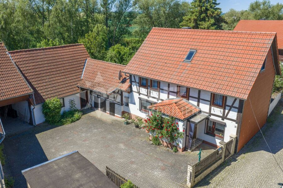 38835 Osterwieck OT Hoppenstedt, Einfamilienhaus zum Kauf | Außenansicht | Ostharz Immobilien