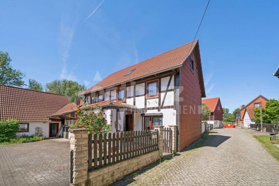 38835 Osterwieck OT Hoppenstedt, Einfamilienhaus zum Kauf | Außenansicht | Ostharz Immobilien