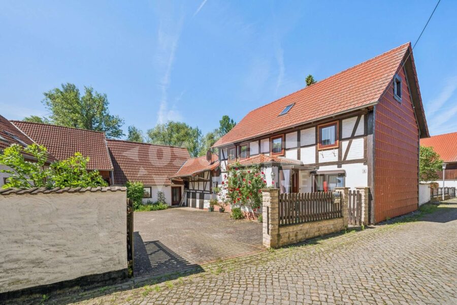38835 Osterwieck OT Hoppenstedt, Einfamilienhaus zum Kauf | Außenansicht | Ostharz Immobilien
